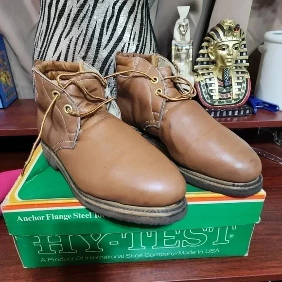 Hy-test Vintage Mens Steel toe leather boots - Picture 11 of 11